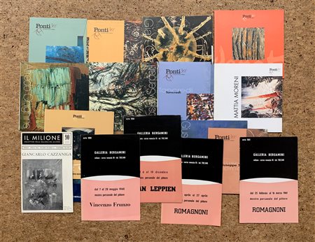 PITTURA ASTRATTA E INFORMALE - Lotto unico di 12 cataloghi