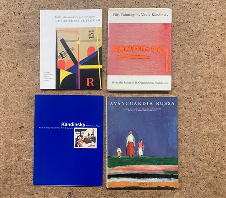 WASSILY KANDINSKY E AVANGUARDIA RUSSA - Lotto unico di 4 cataloghi