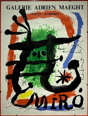 Mirò, Joan (Barcellona  1893-Palma di Maiorca  1983)  - Post