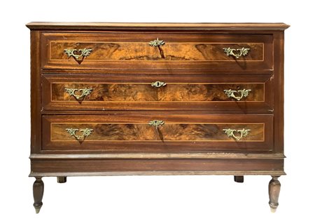 Cassettoncino a tre cassetti  H Cm 82 x Base cm 110, Profond