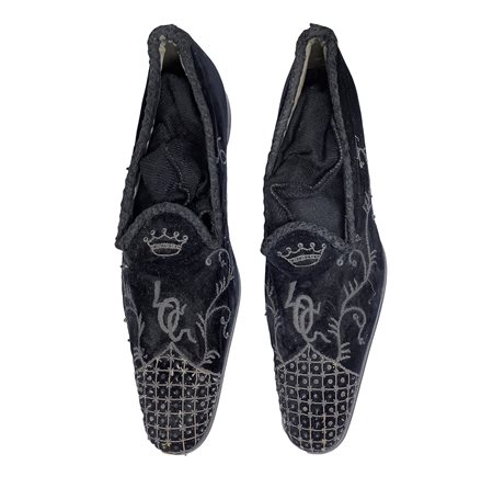 Scarpe pantofole d'epoca, Early 19th century   Scarpe nobili