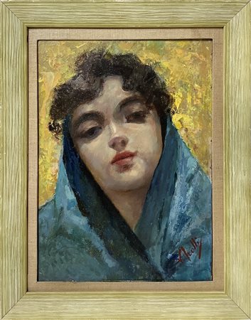 Irolli, Vincenzo (Napoli 1860-Napoli 1949)  - Viso di giovan