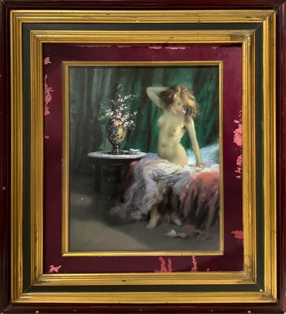 Privitera, Antonio (Catania 1910-Roma 1989)  - Nudo di donna