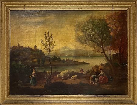 Zuccarelli, Francesco (Italian 1702-1788)  - Scena arcadica 