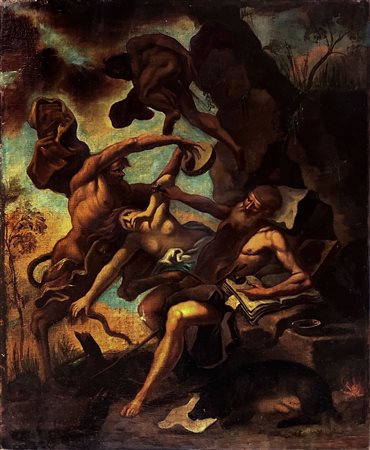 Tentazioni di Sant’Antonio, Late XVIII century  82x66 cm Dip