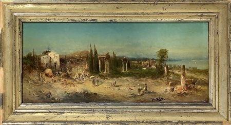 Alott, Robert (1850-1910)  - Rovine archeologiche con person