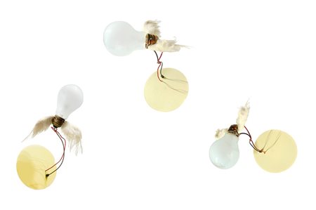 Maurer, Ingo (1966)  - Tre appliques modello Lucellino  H 27