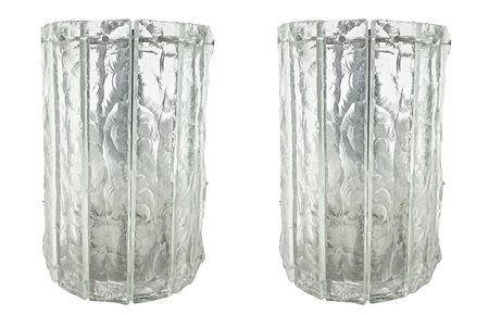 per FontanaArte, Max Ingrand - Coppia di appliques  Cm 27x18