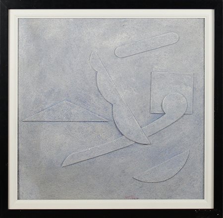 Lucio Del Pezzo, "Molti segni", 1970