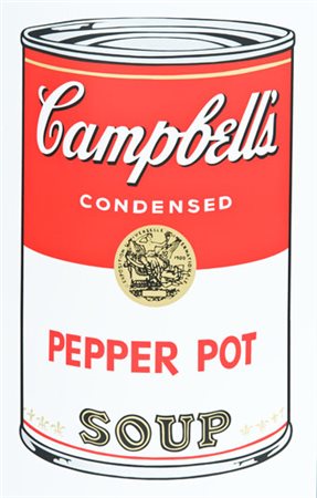 Andy Warhol Soup Stampa offset, cm. 89x58,5 Sul verso: timbri "Published by...