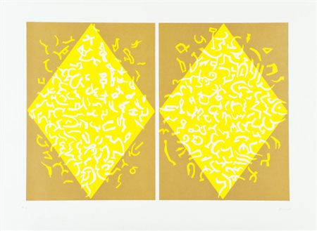 Carla Accardi Senza titolo Acquatinta di cm. 44X62, su carta di cm. 55X75,...