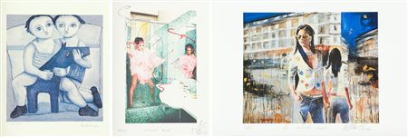 De Luca Elio, Vegas Paolo, Pini Alfredo Lotto unico di tre opere - "Elio De...