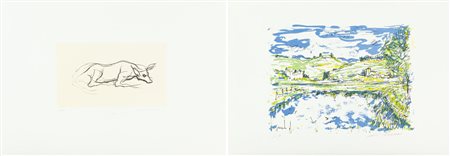 Treccani Ernesto, Faraoni Enzo Lotto unico di due Opere - "Ernesto Treccani",...