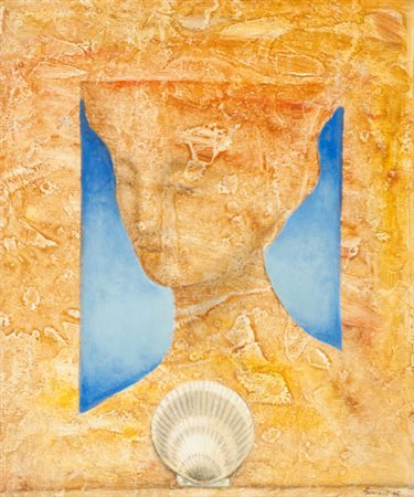 Rodolfo Bersani La regina del Mare, 1995 Olio su tela, cm. 60x50 Firma e data...