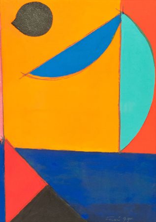 Walter Fusi Senza titolo, 1995 Tecnica mista su cartoncino, cm. 70x50 Firma e...