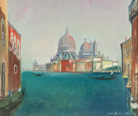 Silvio Polloni Venezia, 1960 Olio su tela, cm. 55x65 Firma e data in basso a...