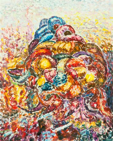 Guido Borgianni Forme e volumi, 1994 Olio su tela, cm. 50x40 Sul verso: firma...