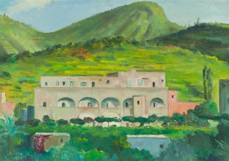 Gian Filippo Usellini Ischia, 1961 Olio su tela, cm. 50x70 Firma e data in...