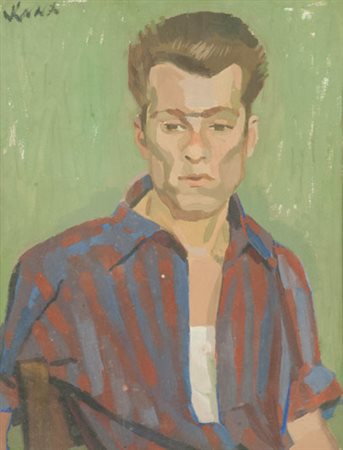 Lucio Venna Ritratto, 1954 Olio su faesite, cm. 65x50 Firmato in alto a...