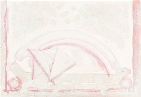 Piero Viti La barca Arca, 2008 Tecnica mista su tela, cm. 70x100 Firma to in...