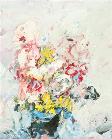 Sergio Scatizzi Fiori di primavera, 2001/2002 Olio su tavola, cm. 53X43...