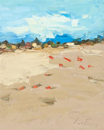 Sergio Scatizzi Terre Maremmane, 2006 Olio su tavola, cm. 50x40 Firmato in...