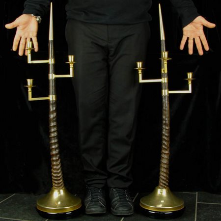 COPPIA DI CANDELABRI