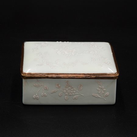Scatola porta tabacco in porcellana, Germania XVIII secolo
