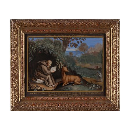 Pittore fiammingo del XVII secolo, Sant'Egidio da Nimes 