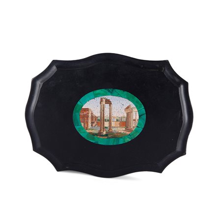 Presse-papier con micromosaico, manifattura della RFSP 1880 ca.