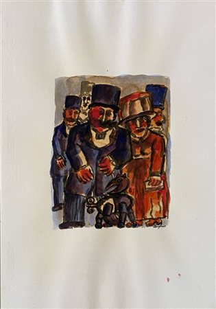 Franz Borghese “Coniugi con cane meccanico”