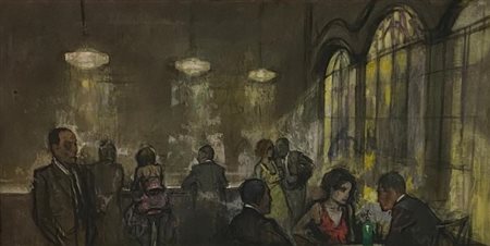 Alberto Sughi “Senza titolo” (Scene da bar)