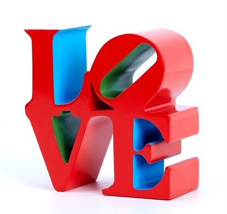 Robert Indiana (d’après) “Love Red Blue Green”