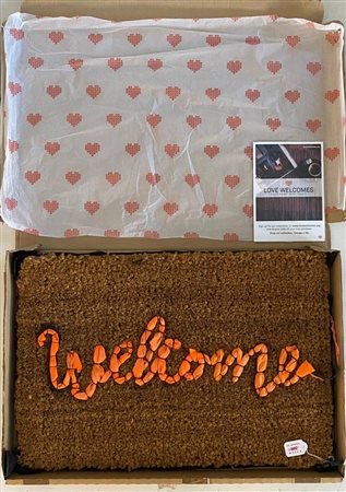 Banksy “Welcome Mat” 2019