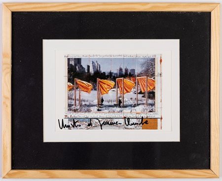 Christo e Jeanne Claude “The Gates, project for Central Park, New York City, XXXII”