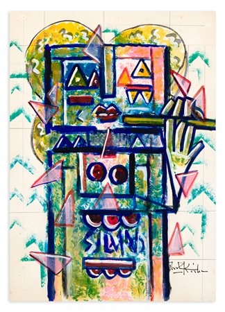 IBRAHIM KODRA (1918-2006) - Senza Titolo