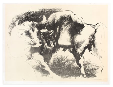 AUGUSTO MURER (1922-1985) - I tori, 1981