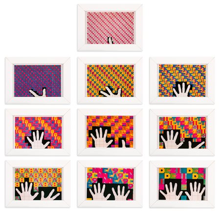 ALIGHIERO BOETTI (1940-1994) - Senza Titolo (Da uno a dieci)
