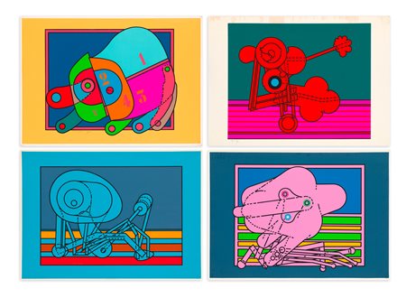 RENATO VOLPINI (1934-2017) - Lotto unico composto da 4 serigrafie