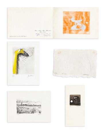 AUTORI VARI (SALVATORE, BECHERONI, ANONIMO E GASPERINI) - Lotto unico composto da 5 opere grafiche