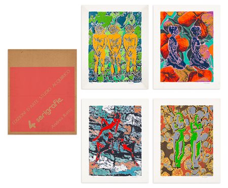 ANDREA RATTO (1955) - 4 serigrafie