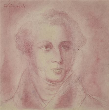 Enrico Allimandi GRANDI MAESTRI: BELLINI tecnica mista su carta, cm 20x20...