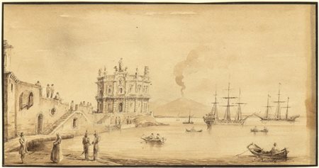 CARLO BOSSOLI (Lugano, 1815 - Torino, 1884): Lotto composto da due disegni