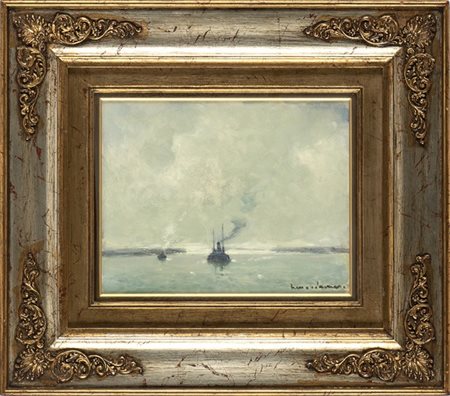 HENRY MAURICE CAHOURS (Parigi, 1889 – Vence, 1974): Peschereccio