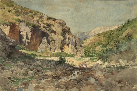 ENRICO COLEMAN (Roma, 1846 - 1911): Rieti
