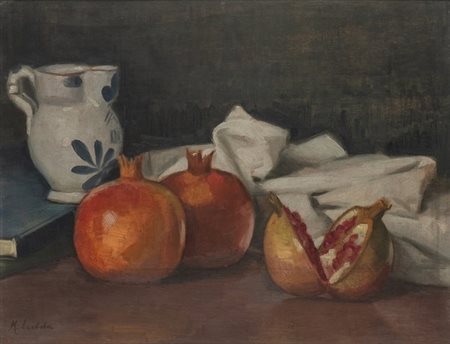 MARIUS LEDDA (Cagliari, 1880 - Roma, 1965): Natura morta