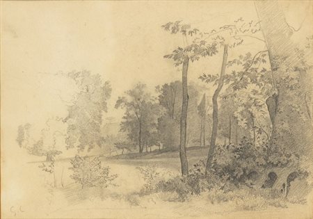 NINO COSTA (Roma, 1826 - Marina di Pisa, 1903): Bosco