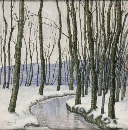 AMOROSO P.: Nevicata, 1925