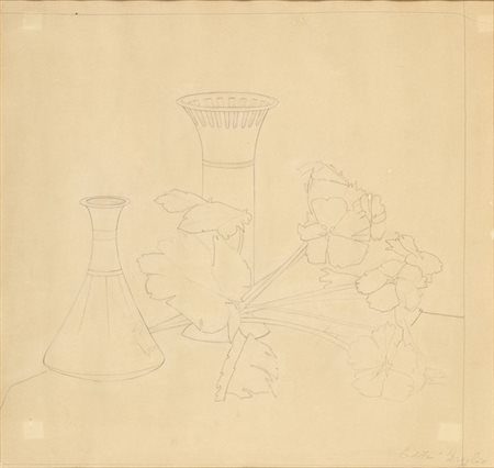 EDITA WALTEROWNA BROGLIO (Smiltene, 1886 - Roma, 1977): Natura morta, 1930