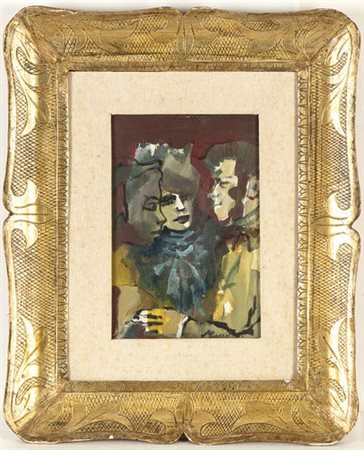 MINO MACCARI (Siena, 1898 - Roma, 1989): Conversazione  